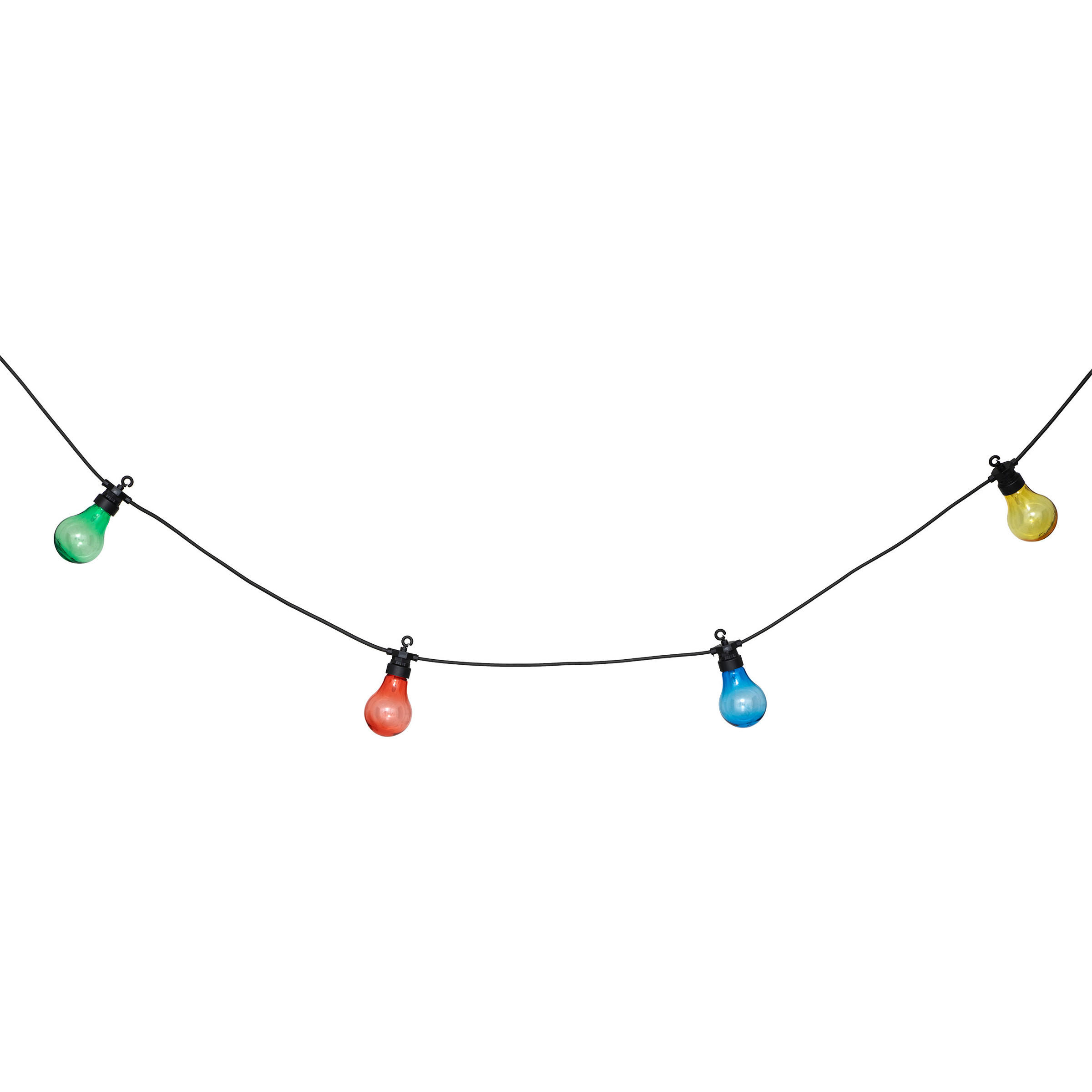 SOLAR-LICHTERKETTE mehrfarbig 10 Leuchten - Multicolor, Kunststoff (500cm) - Atmosphera Createur d´interieur