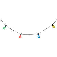 SOLAR-LICHTERKETTE mehrfarbig 10 Leuchten - Multicolor, Kunststoff (500cm) - Atmosphera Createur d´interieur