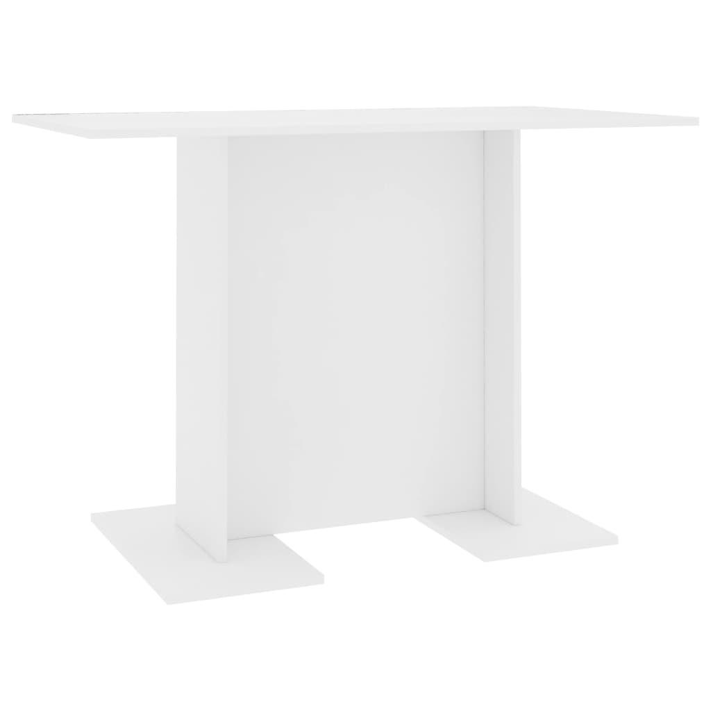 ESSTISCH Weiß 110x60x75 cm Holzwerkstoff - Weiß, Holzwerkstoff (110/60/75cm) - furnicato