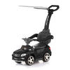 RUTSCHER Mercedes Benz GL63 AMG 3 in 1 schwarz AMG 3 in 1, Schubstange, Ledersitz, Dach - Schwarz, Kunststoff (89/28/89cm) - Chipolino