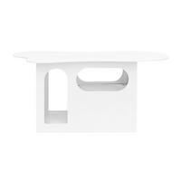 COUCHTISCH DE-036 CloudForm Weiß - Weiß, Holzwerkstoff (45/97/44cm) - ComfortXL