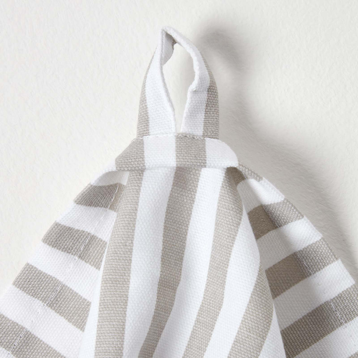 GESCHIRRTÜCHER 3er-Set grau-weiß, 100% Baumwolle - Grau, Textil (50/70cm) - Homescapes