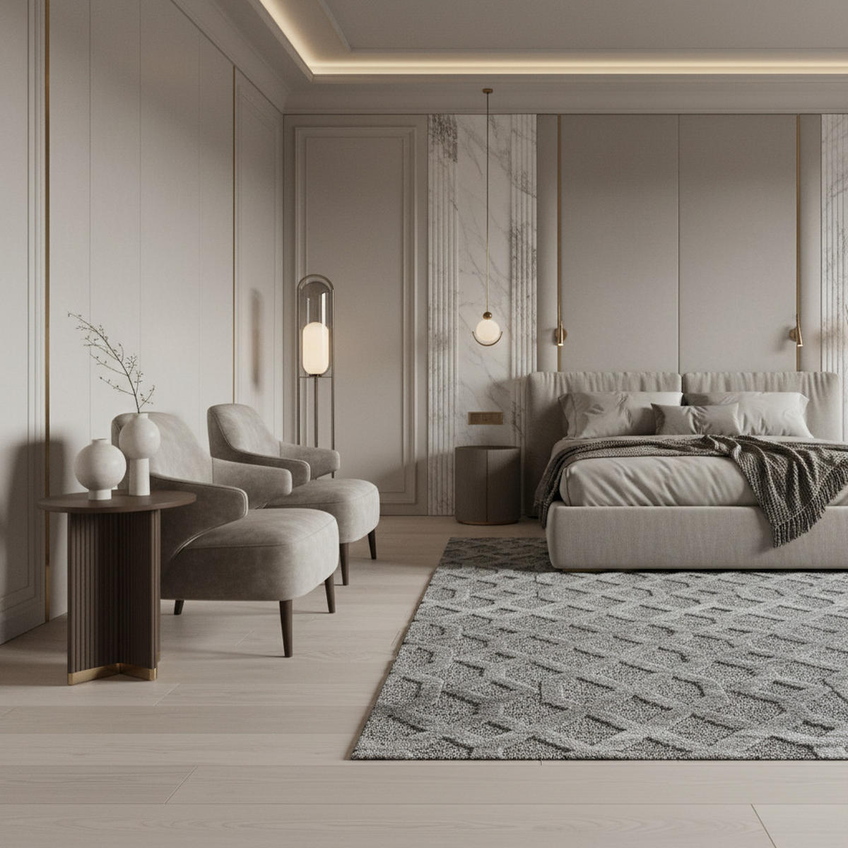 TEPPICH 3D-Effekt Geo-Muster Skulptural Waschbar Esszimmer Strapazierfähig Grau 240x340 cm – EISACK - Grau, Textil (240/340cm) - KADIMA DESIGN