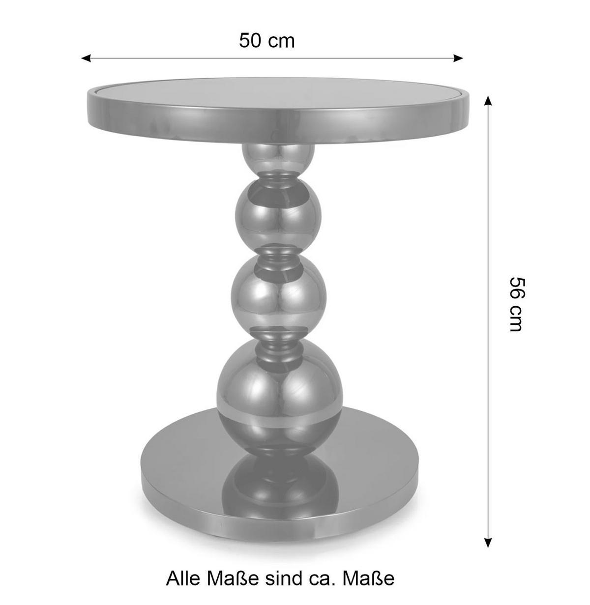COUCHTISCH Rima schwarz 50 / 50 / 56cm - Schwarz, Glas/Holz (50/50/56cm) - Feldmann-Wohnen