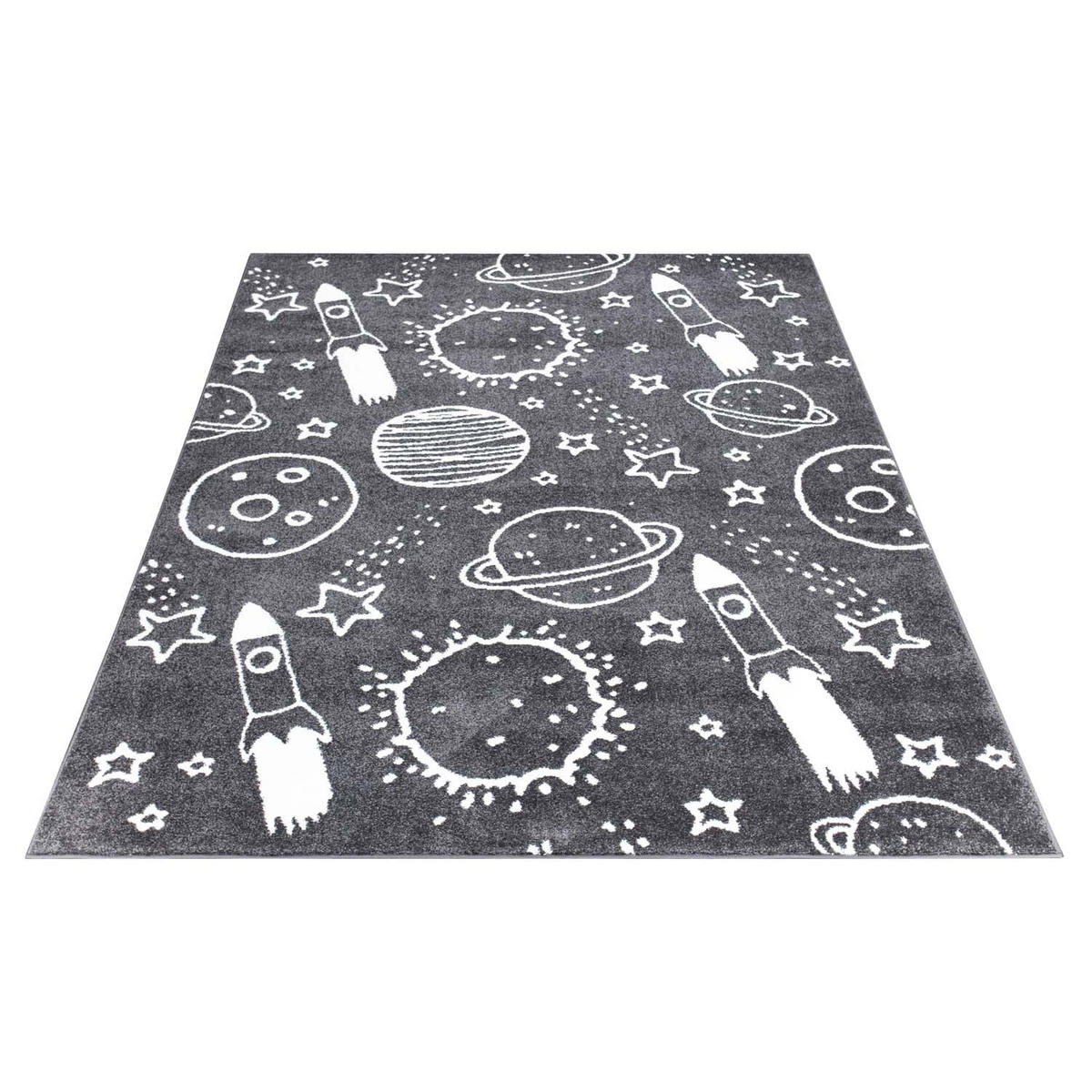 KINDERTEPPICH Anime 912 Grau 80x150 cm - Grau, Textil (80/150cm) - carpet city