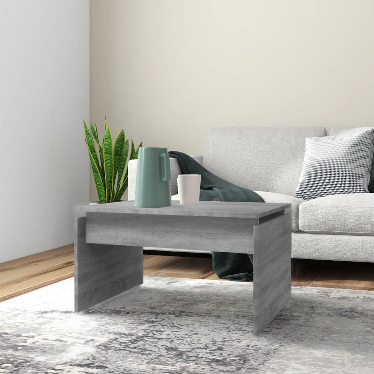 COUCHTISCH Grau Sonoma 68x50x38 cm Holzwerkstoff - Grau, Holzwerkstoff (50/68/38cm) - furnicato