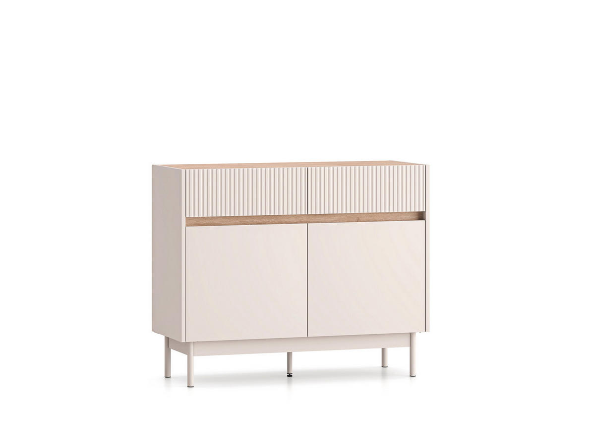 SCHLAFZIMMER Set 3-tlg. Dunea – Eichefarben - Eichefarben, Holzwerkstoff (92/193/53cm) - hi-markt