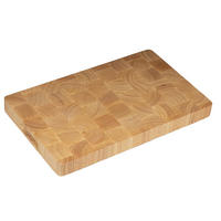 SCHNEIDEBRETT - Gummibaumholz - 53 x 32,5 cm - Braun, Holz (33/53cm) - Hendi