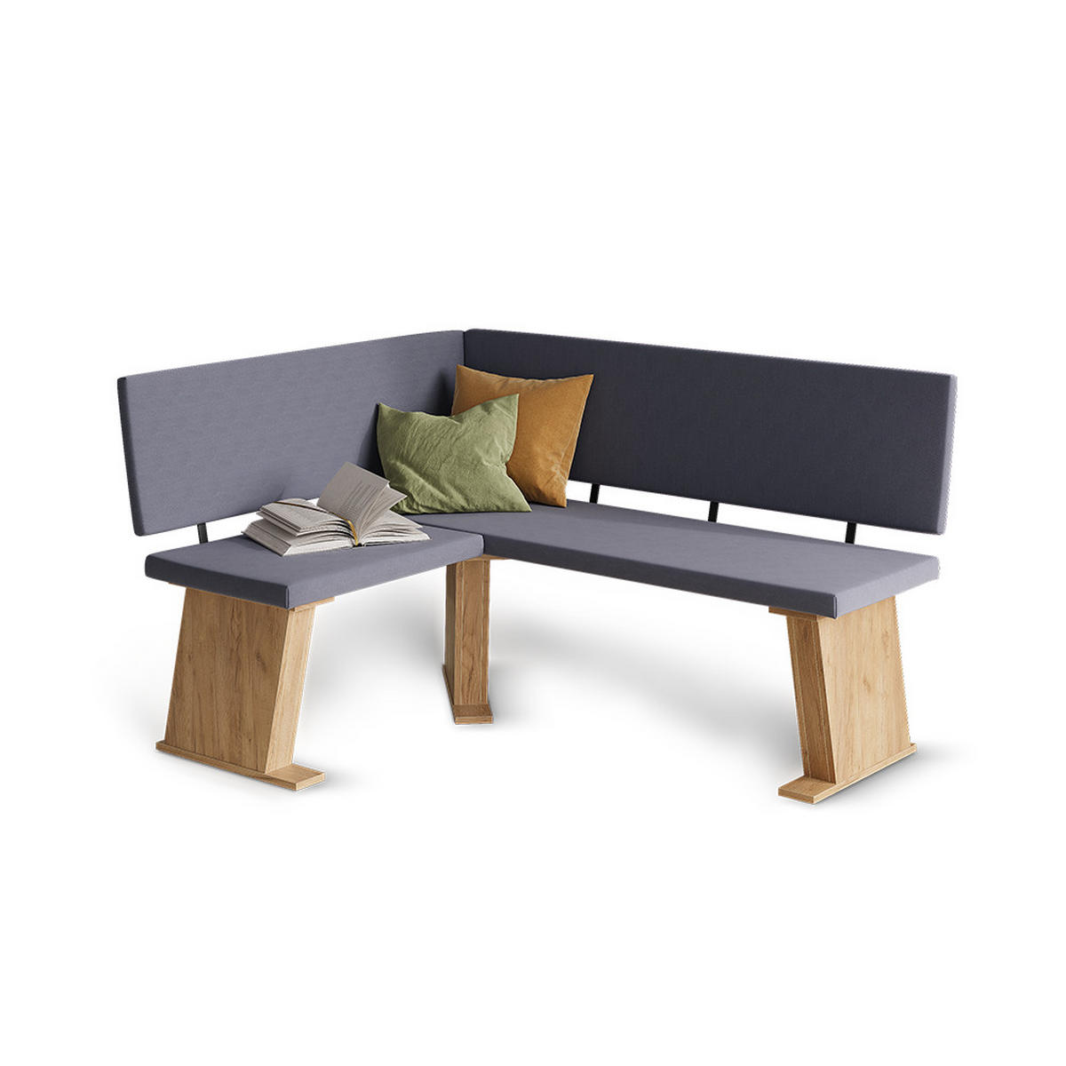 ESSZIMMER-ECKBANK Rivon, Goldkraft Eiche/Anthrazit, 120 x 150 cm Rechte Ecke - Eichefarben/Anthrazit, Holzwerkstoff (120/86/150cm) - Vicco