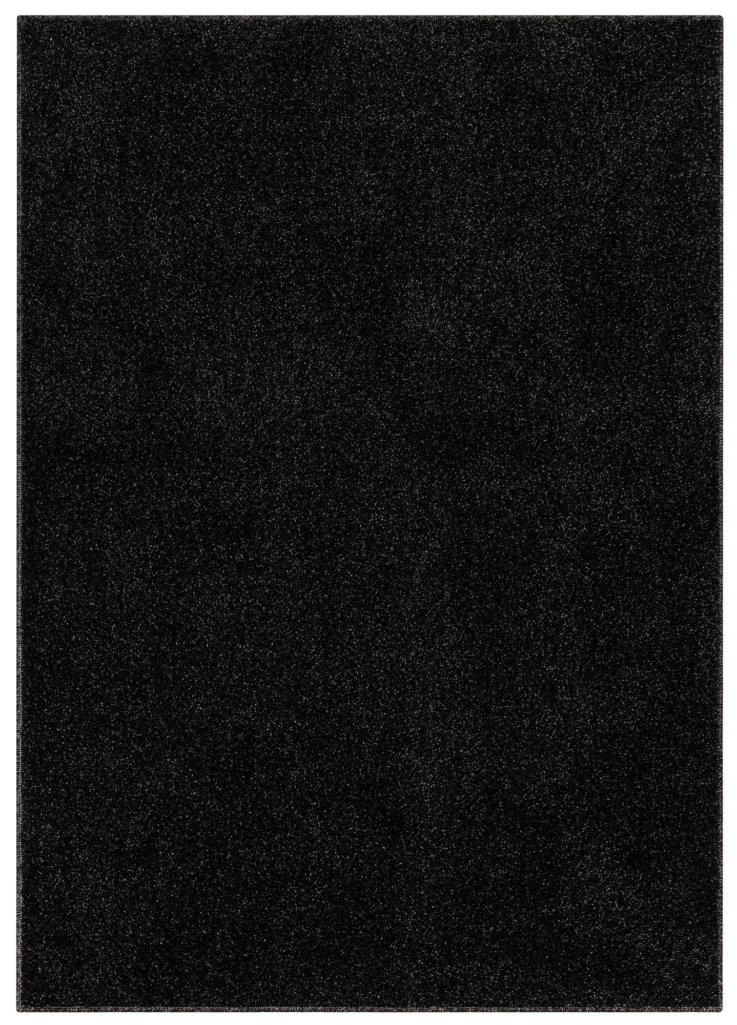 TEPPICH NOYAN Schwarz 160/220 cm - Schwarz, Kunststoff (160/220cm) - Tapiso
