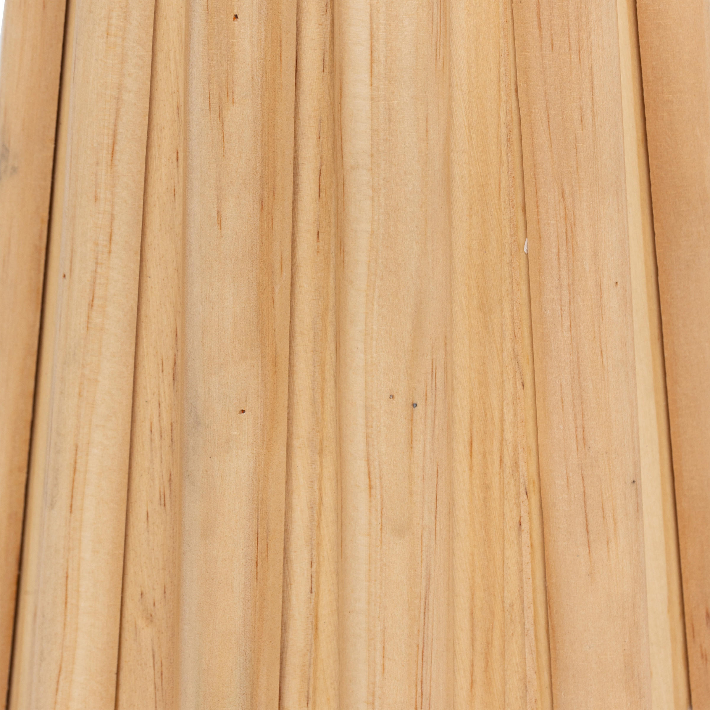 NACHTTISCHLAMPE Adona 53 cm - Weiß, Holz (28/28/53cm) - Atmosphera Createur d´interieur