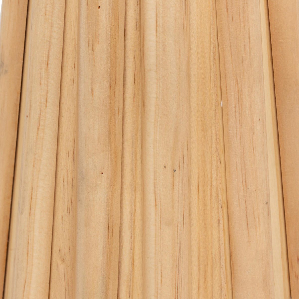 NACHTTISCHLAMPE Adona 53 cm - Weiß, Holz (28/28/53cm) - Atmosphera Createur d´interieur