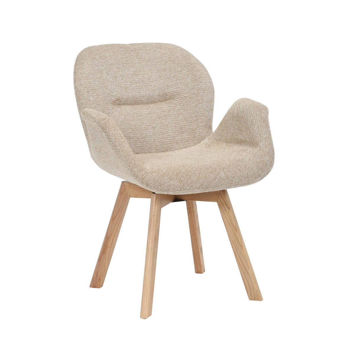 ESSZIMMERSTUHL Jesse Braun 61/59/85 cm 2-er Set - Braun, Textil (59/85/61cm) - Starfurn