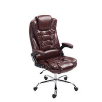 BÜROSTUHL Toronto, Kunstleder Bordeauxrot - Bordeaux, Textil/Metall (69/123/78cm) - TPFLiving