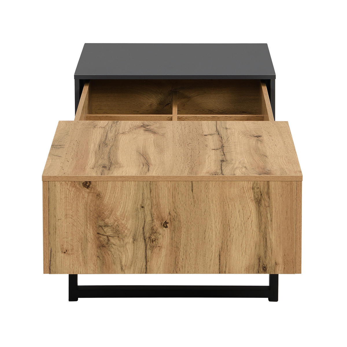 COUCHTISCH 100/40/55 cm Natur aus Spanplatte mit Stauraum - Naturfarben, Holzwerkstoff (100/55/40cm) - OKMYHOME
