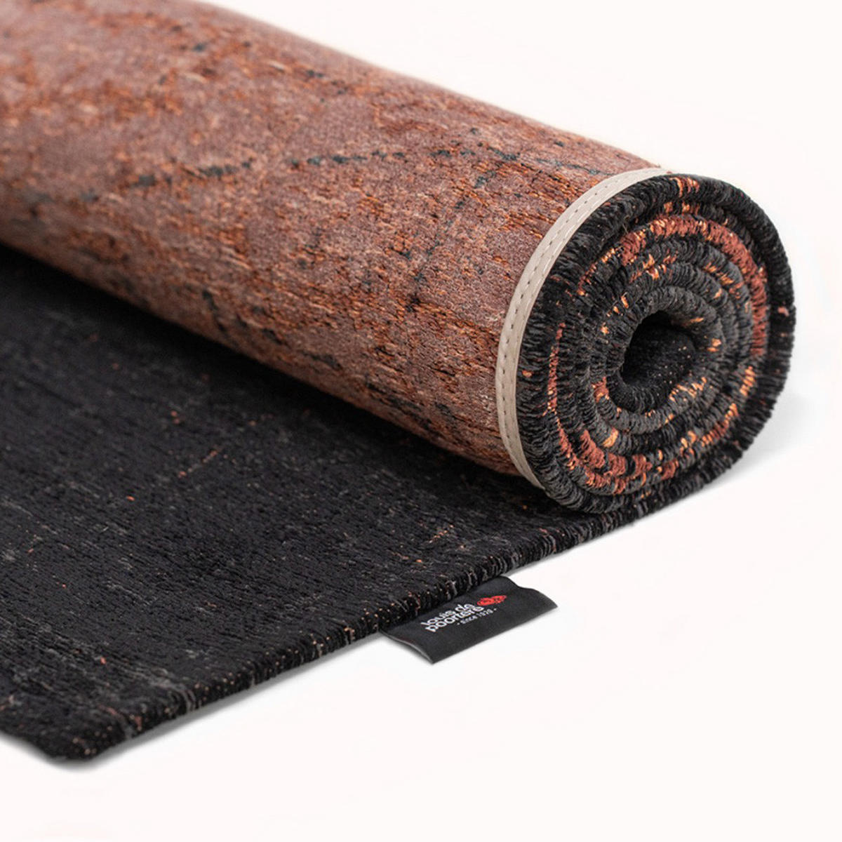 TEPPICH Soho Copper Mad Men Griff 240/340 cm - Schwarz, Textil (240/340cm) - Louis De Poortere