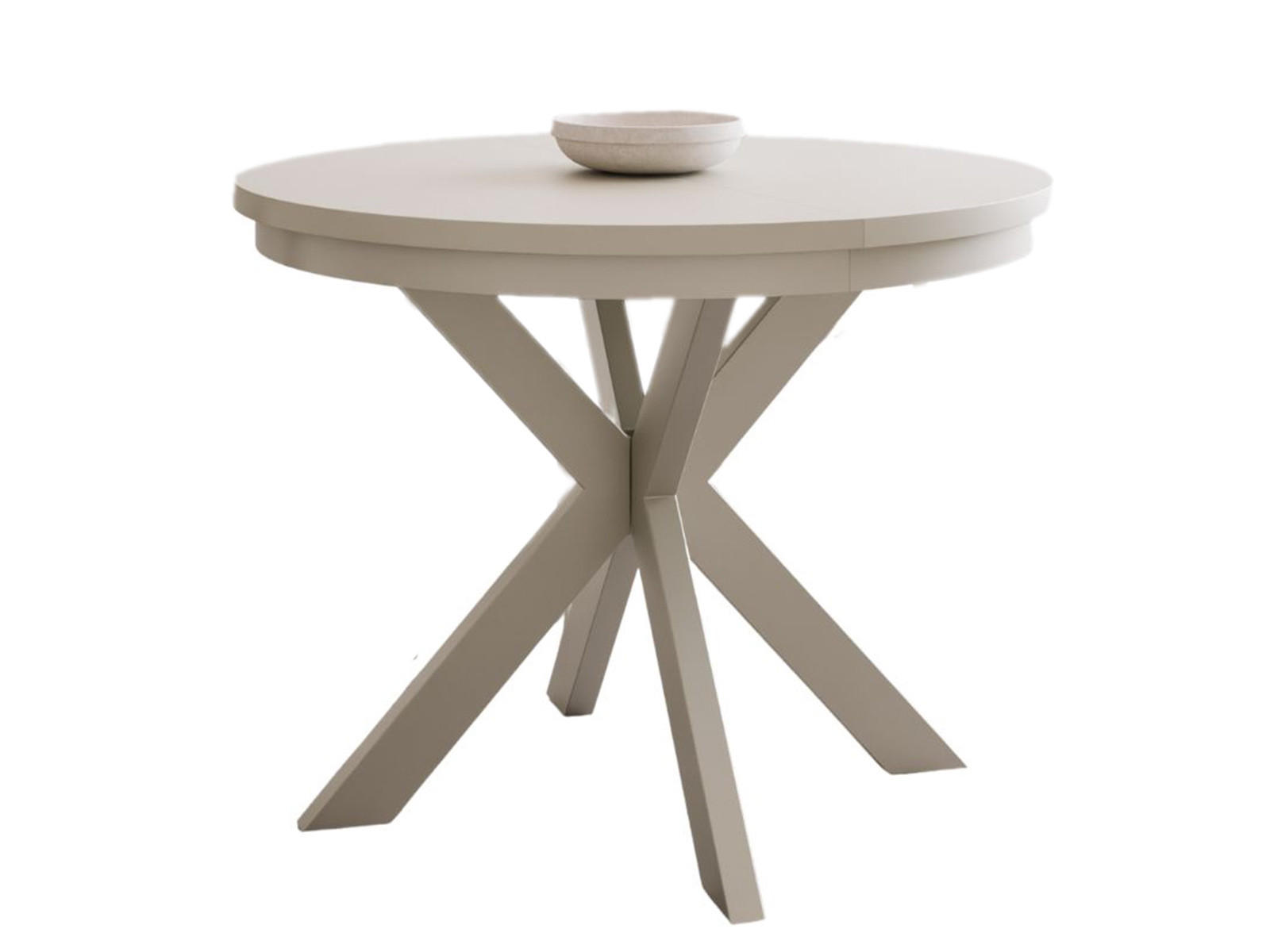 ESSTISCH 100-180 BELLAMI Kaschmir - Kaschmir, Holzwerkstoff (100/100/75cm) - Compleo24