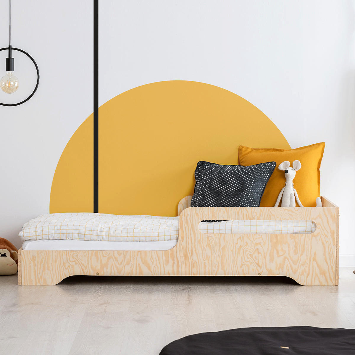 POSTEĽ 90/200 Ambre Prírodné drevo - hnedá, drevo (90/200cm) - Petits-meubles