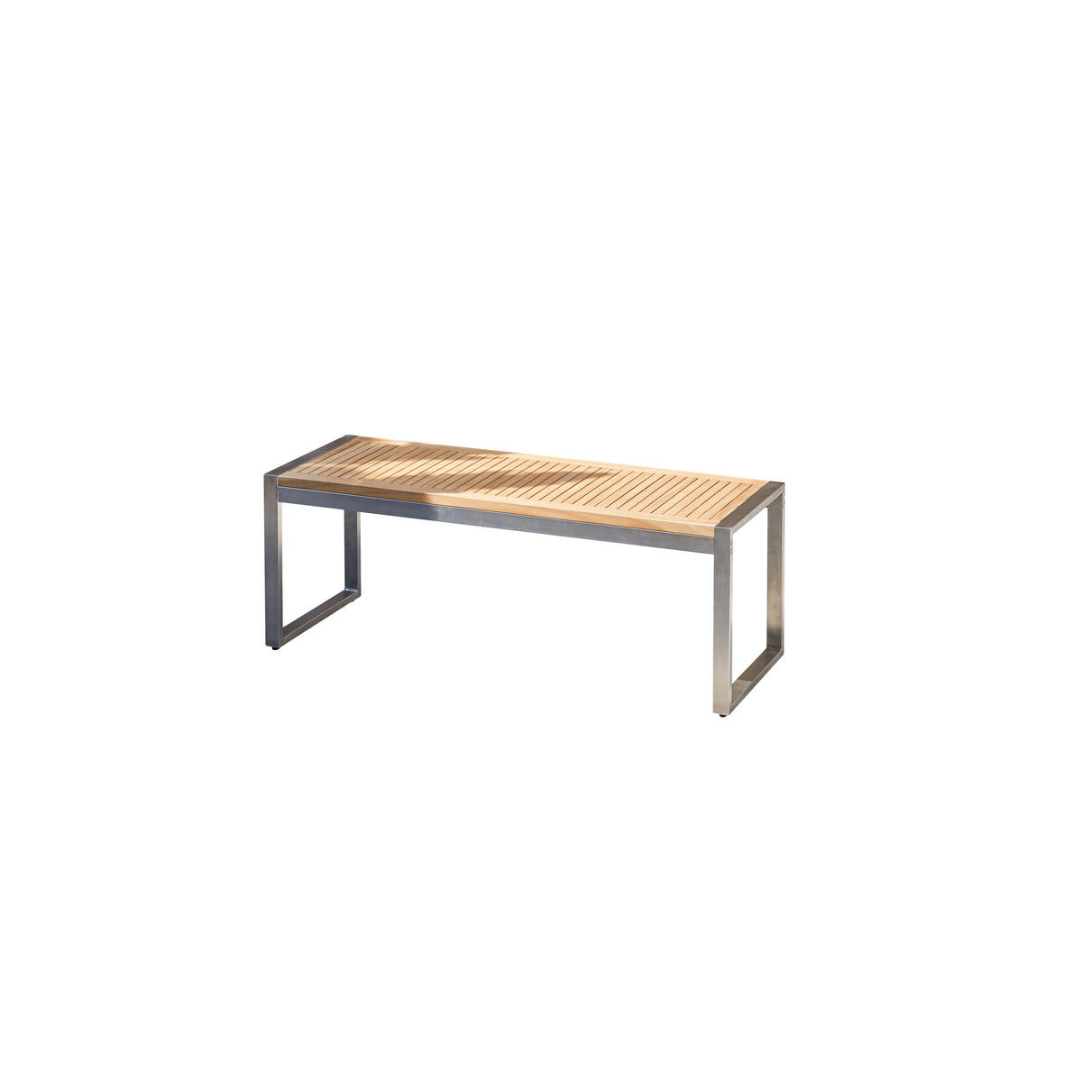 GARTENBANK Arno Natur aus Teak - Naturfarben, Holz (120/44/45cm) - Tikamoon