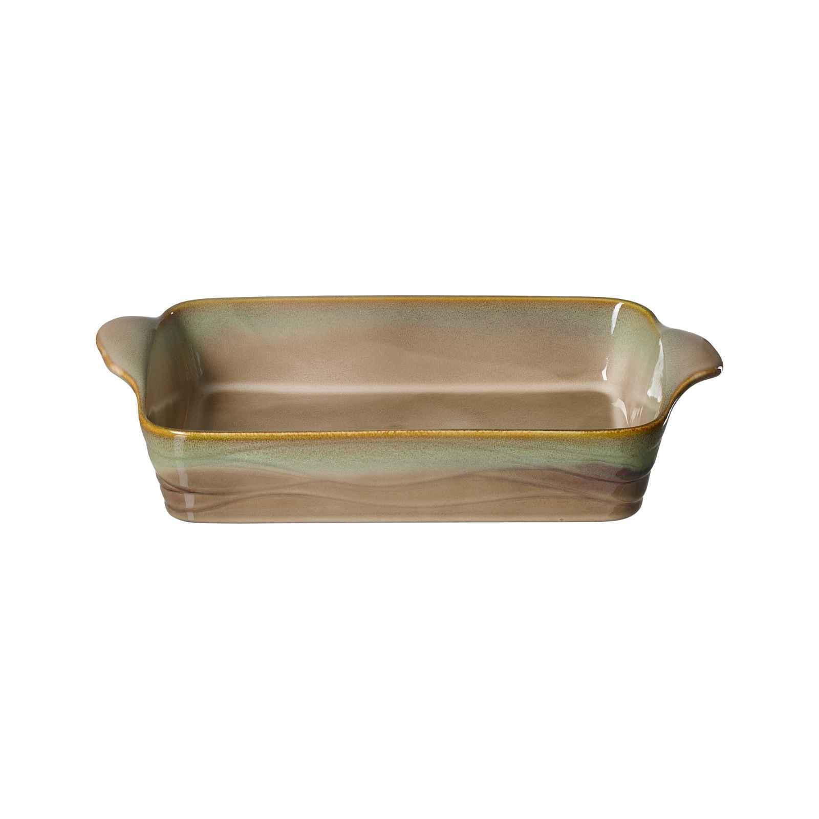 AUFLAUFFORM ECKIG Tortosa braun 37 x 22 cm - Braun, Keramik (37/22/8cm) - Ritzenhoff Breker
