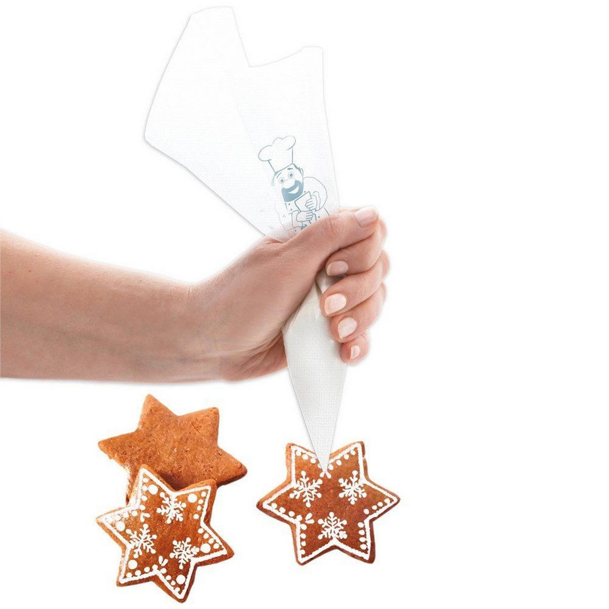 SPRITZBEUTEL 39,5 cm 20 Stück. - Transparent, Kunststoff (39.5/1/39.5cm) - Orion 