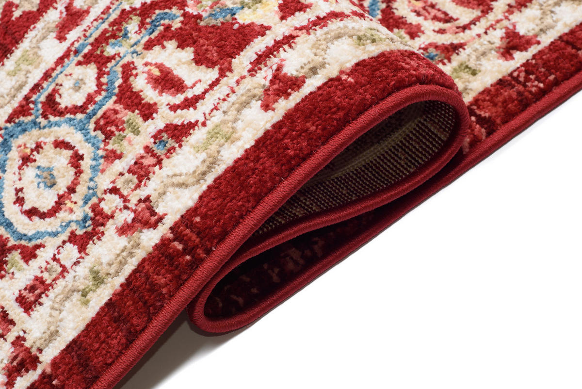TEPPICH RIVIOLI Rot 80/150 cm - Rot, Textil (80/150cm) - Tapiso