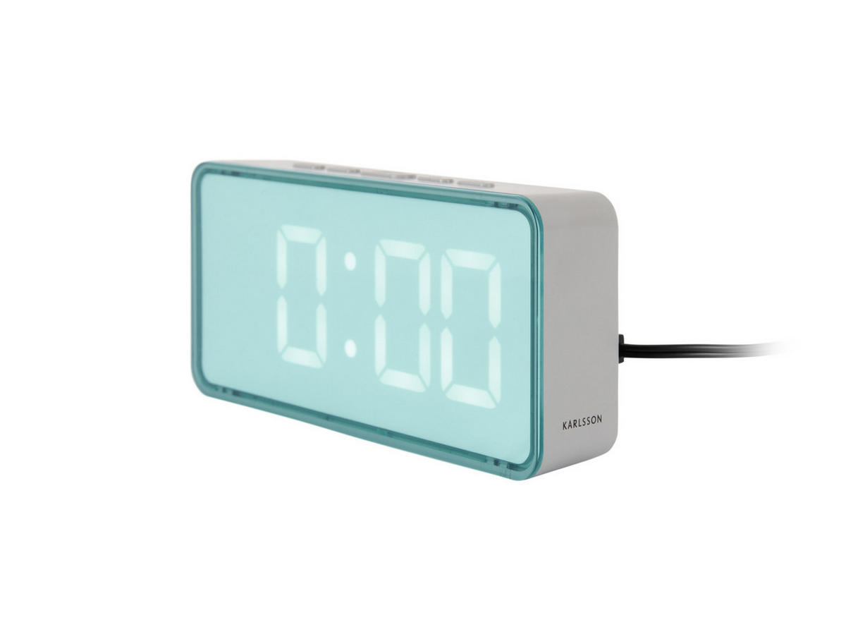 WECKER Audaz 14/2/6 cm - Blau, Kunststoff (2/6/14cm) - Karlsson