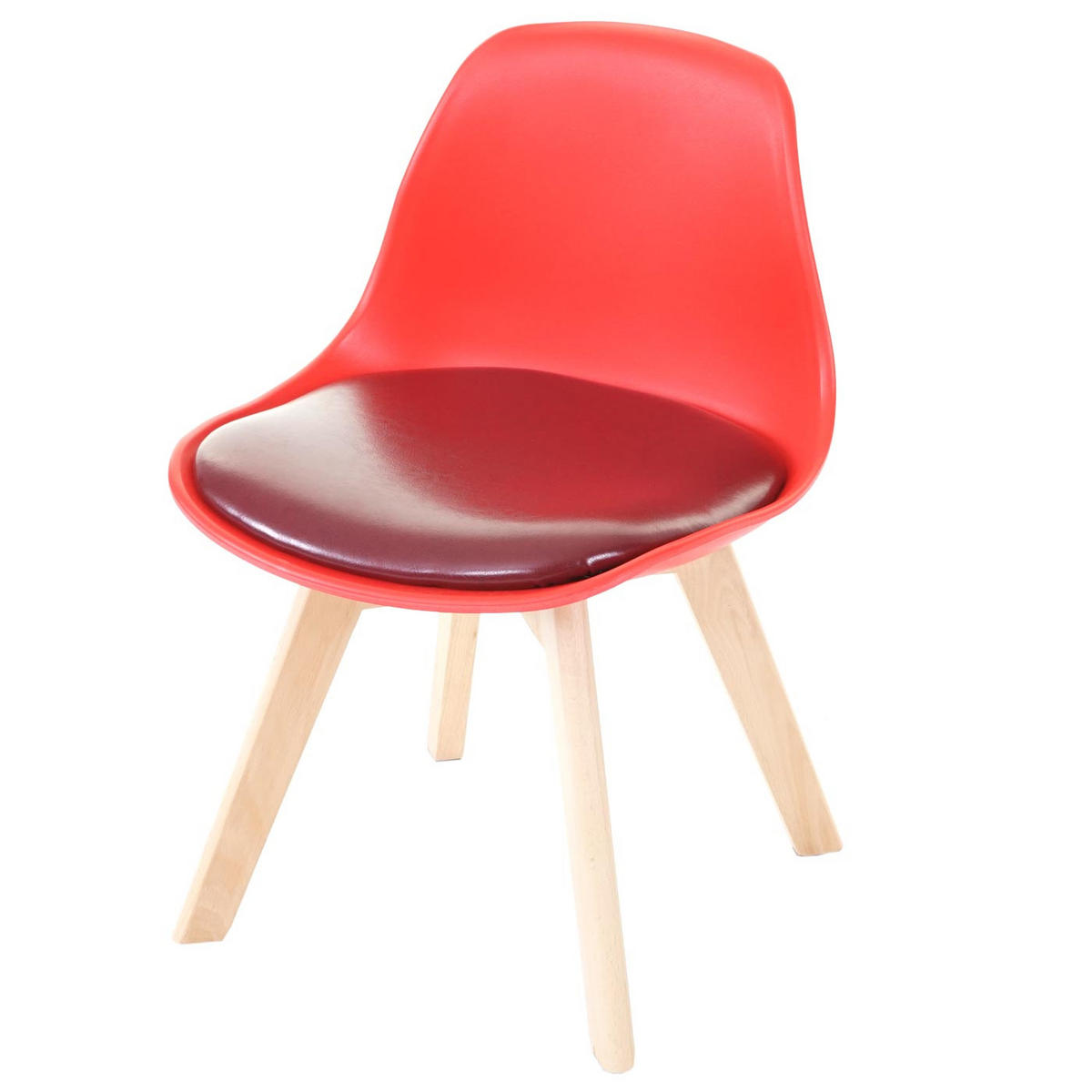 KINDERSTUHL Rot 2er-Set - Rot, Textil (38/55/39cm) - MCW