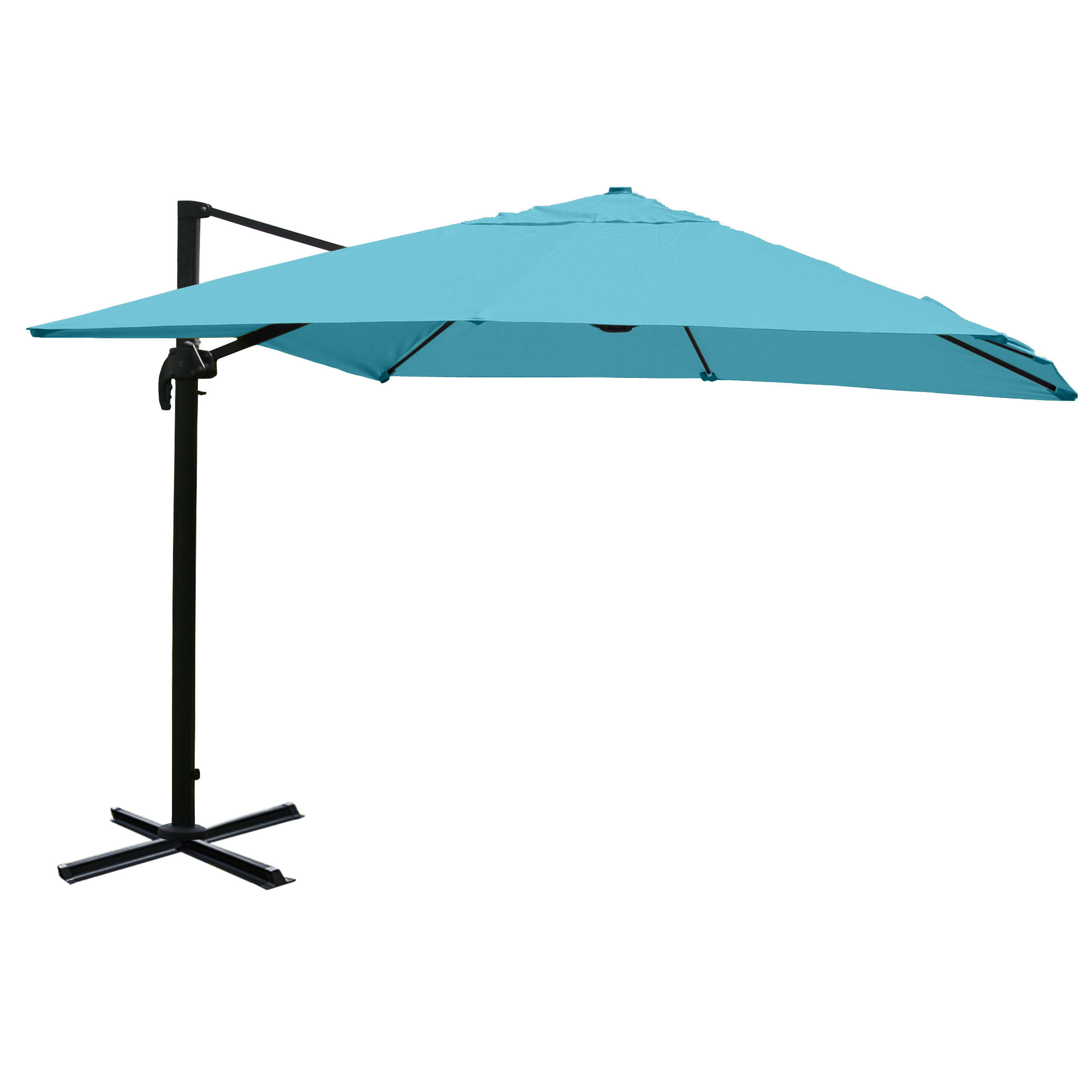 AMPELSCHIRM Türkis 300/400 cm - Türkis, Textil (400/300cm) - MCW