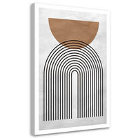 KUNSTDRUCK Grau 70/100 cm - Grau, Textil (70/100cm) - KUNSTLOFT