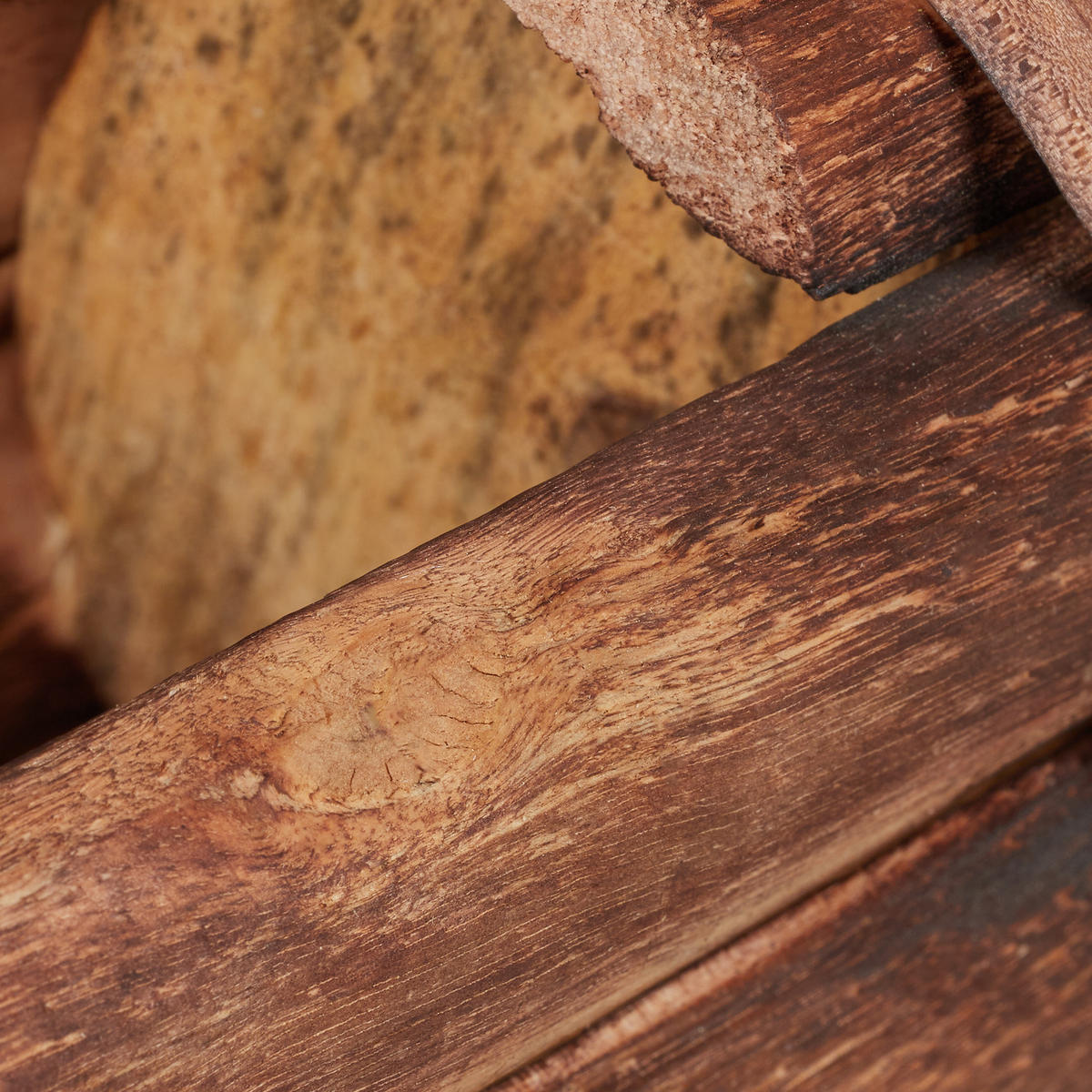 2XPFLANZENGEFÄSS - Braun, Holz (20/10/8.5cm) - Relaxdays