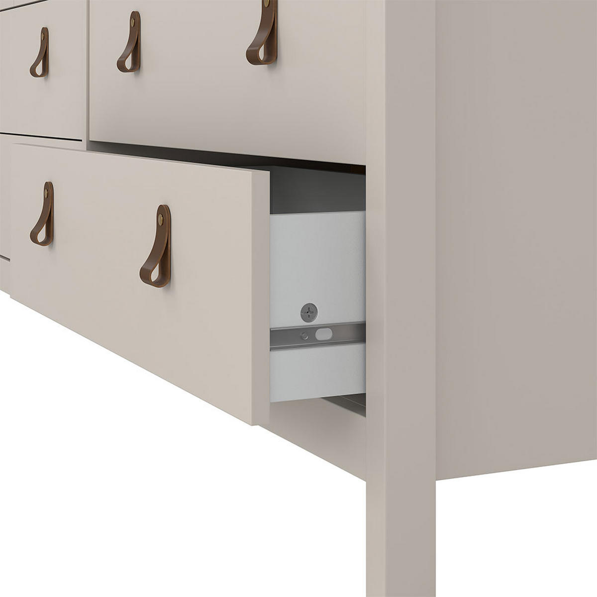 KOMMODE, Madrid, Kaschmir, Holzwerkstoff, 160 x 39 x 80 cm - Kaschmir, Holzwerkstoff (160/80/39cm) - ebuy24