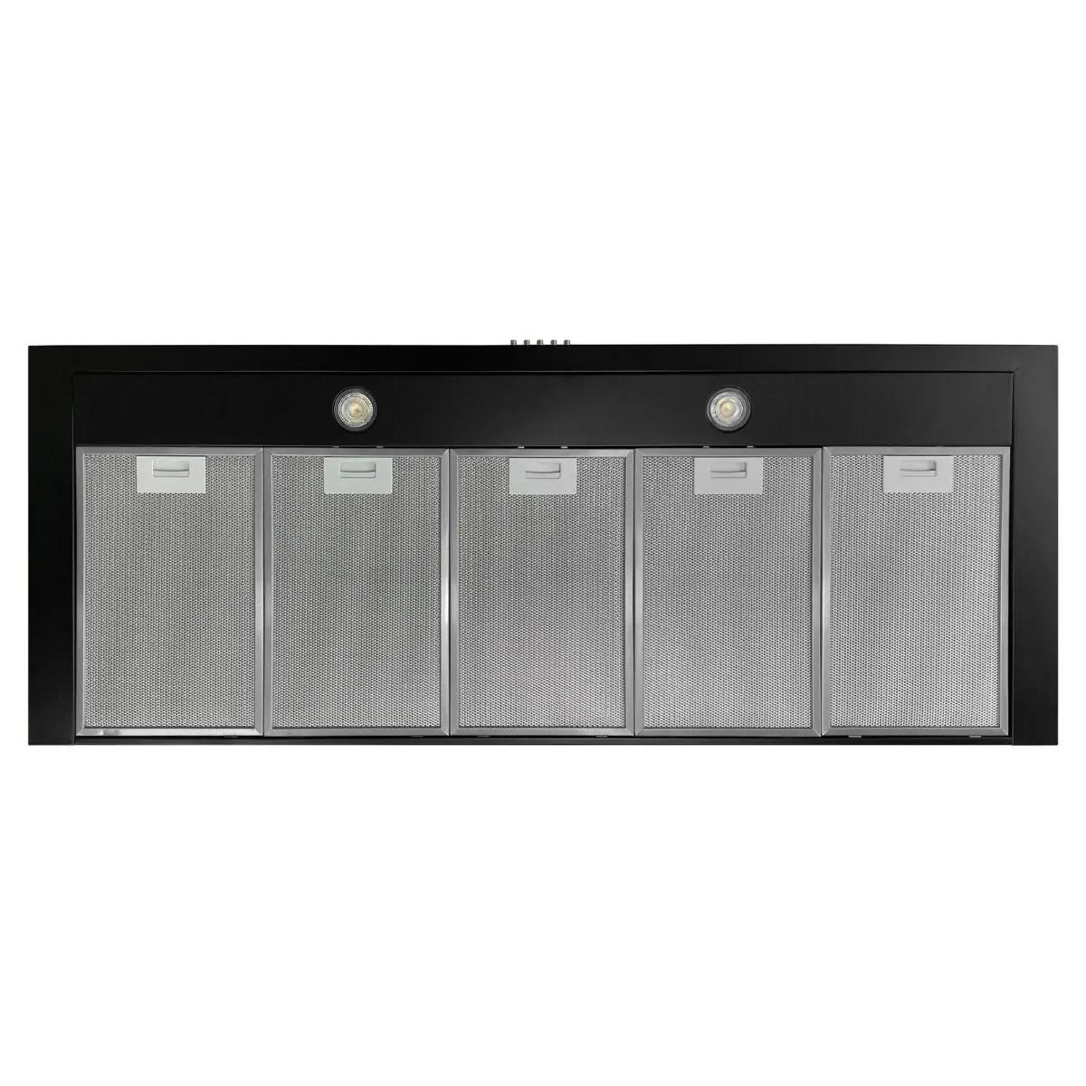 DUNSTABZUGSHAUBE GCH C 147 BL 120 N 120 cm Schwarz - Schwarz, Metall (120/87/47cm) - Gurari