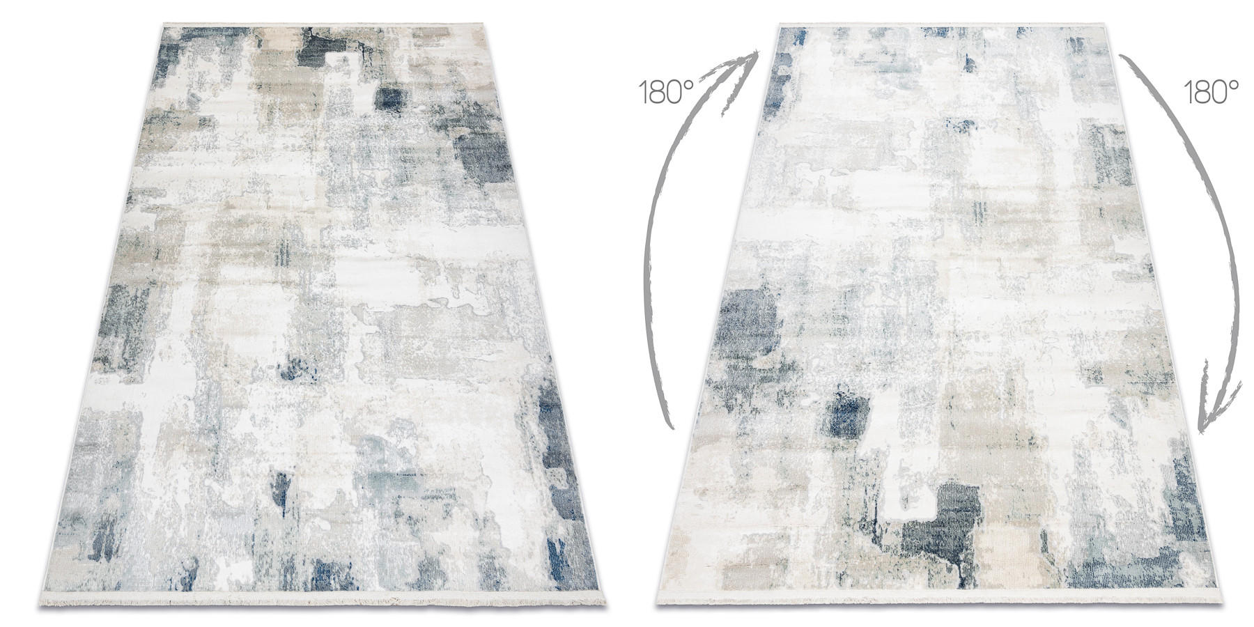 TEPPICH Distin 120/170 cm - Weiß, Textil (120/170cm) - rugsX