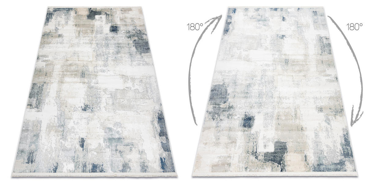TEPPICH Distin 120/170 cm - Weiß, Textil (120/170cm) - rugsX