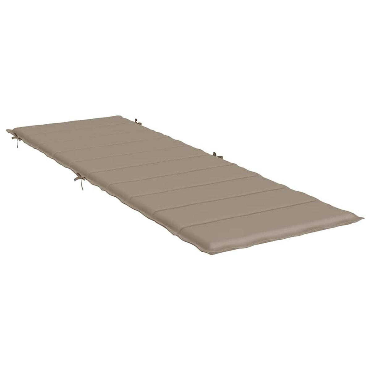 SONNENLIEGEN-AUFLAGE Taupe 186/58/4 Cm Oxford-Gewebe - Taupe, Textil (58/4/186cm) - vidaXL