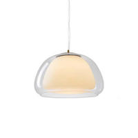 LED-HÄNGELEUCHTE Transparent 12W 25/25/14-150 cm - Transparent, Glas (25/25/14cm) - Authentics