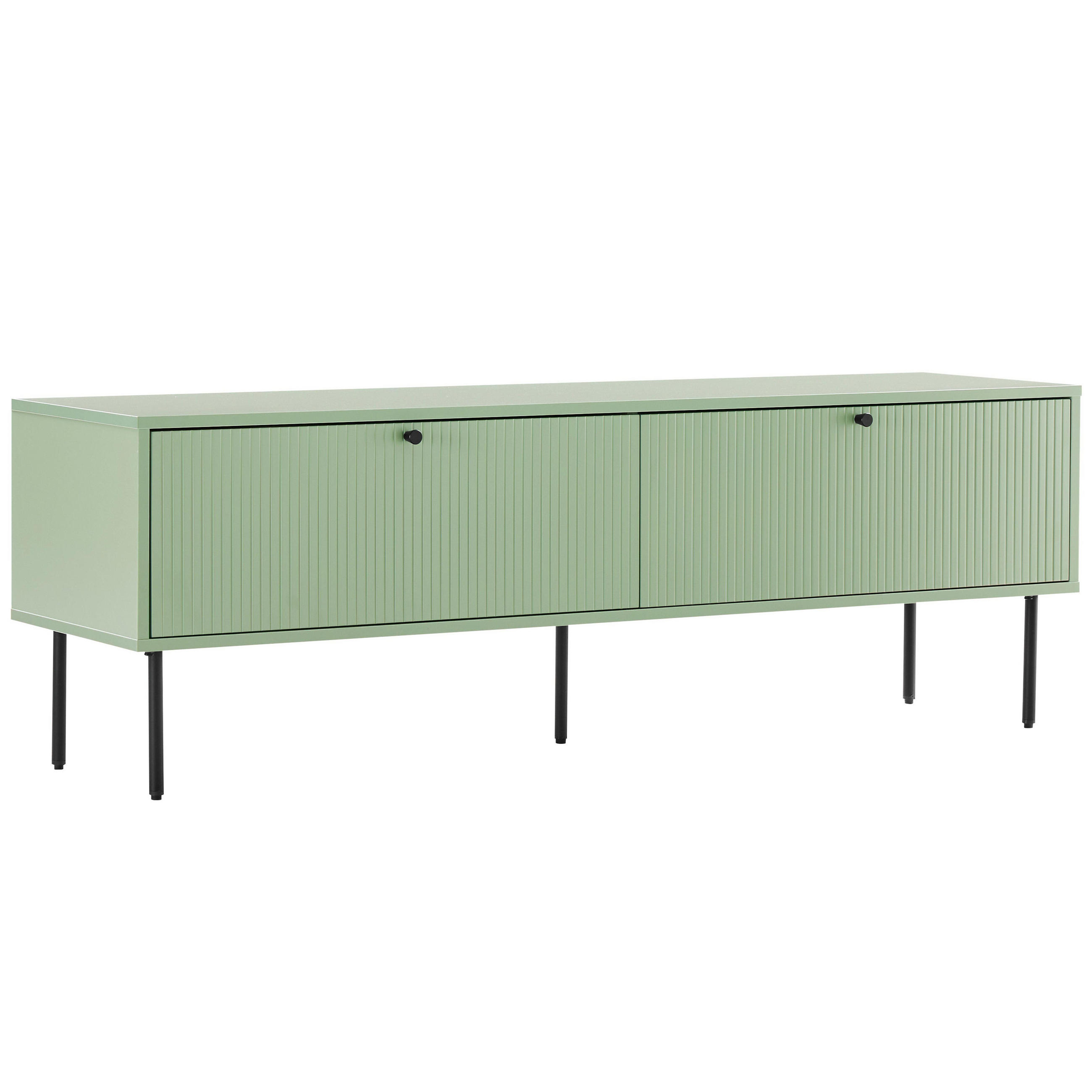TV-MÖBEL 150 cm, Salbeigrün - Grün, Holz (40/50/150cm) - Oviala