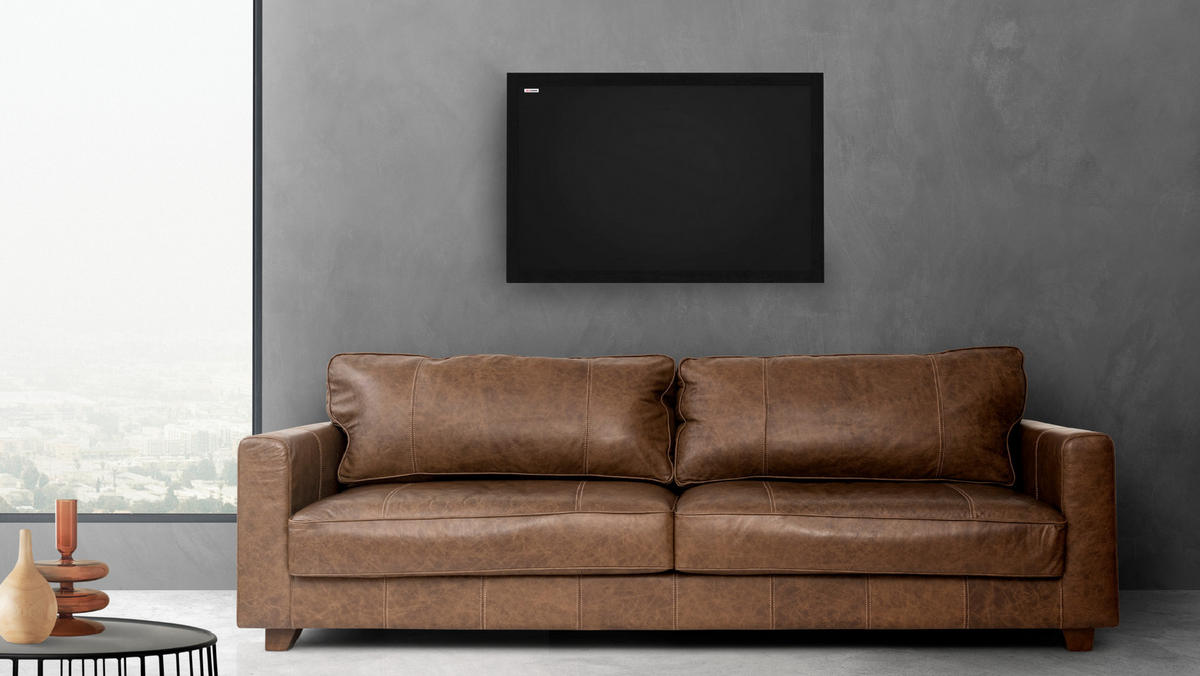 KREIDETAFEL mit Schwarz Holzrahmen 70x50cm - Schwarz, Holz (70/50/2cm) - ALLboards