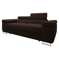 SOFA Torezio 2 Cord - Nussbaumfarben, Holz/Textil (198/90/102cm) - MIRJAN24