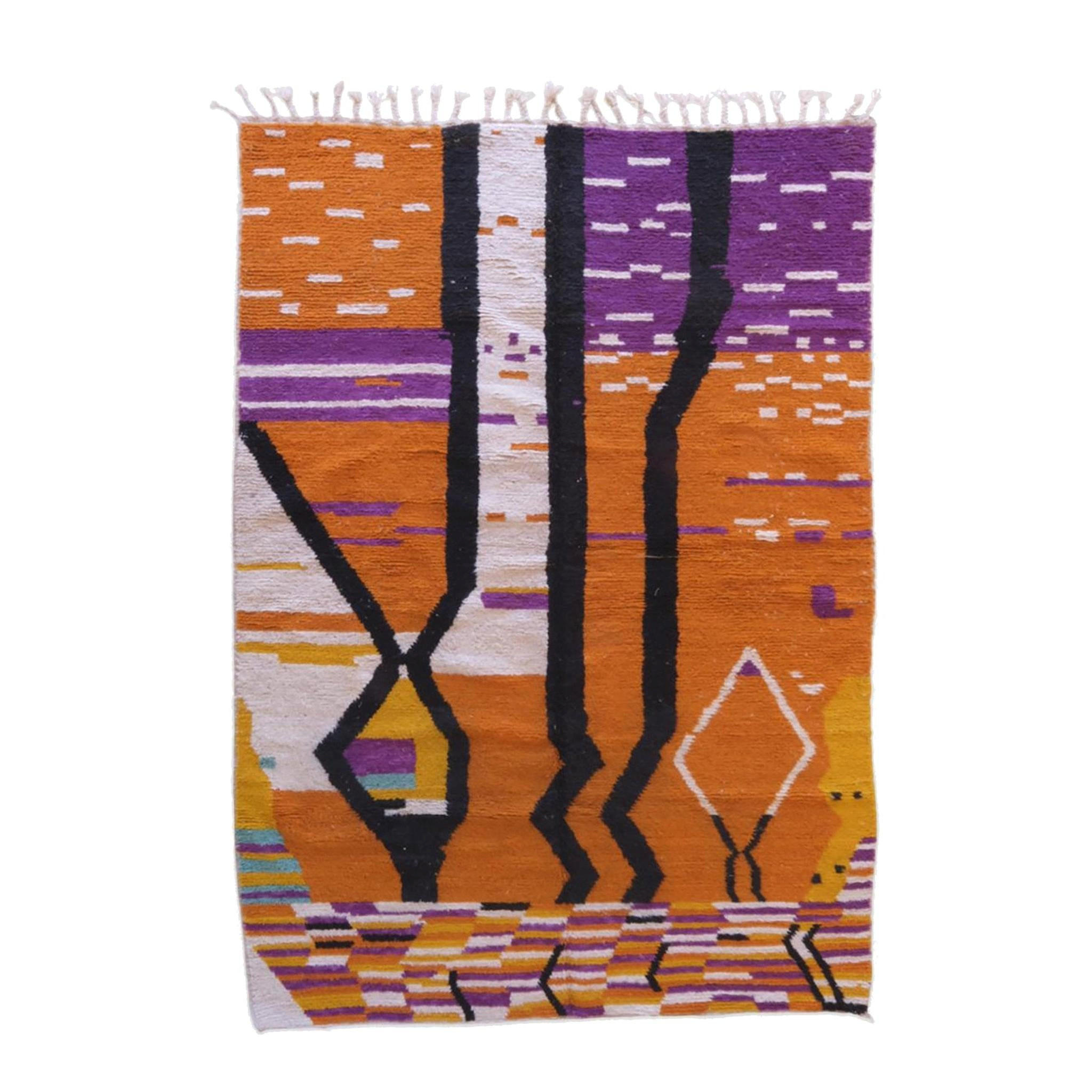 BERBERTEPPICH aus reiner Wolle 211x 313 cm - Multicolor, Naturmaterialien (211/313cm) - AFK Living