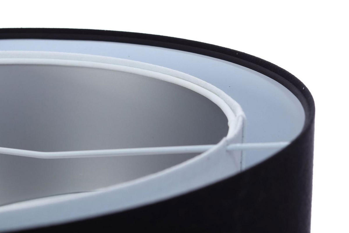 HÄNGELEUCHTE Schwarz 50/23 cm - Weiß, Kunststoff (50/1.3/23cm) - ONZENO