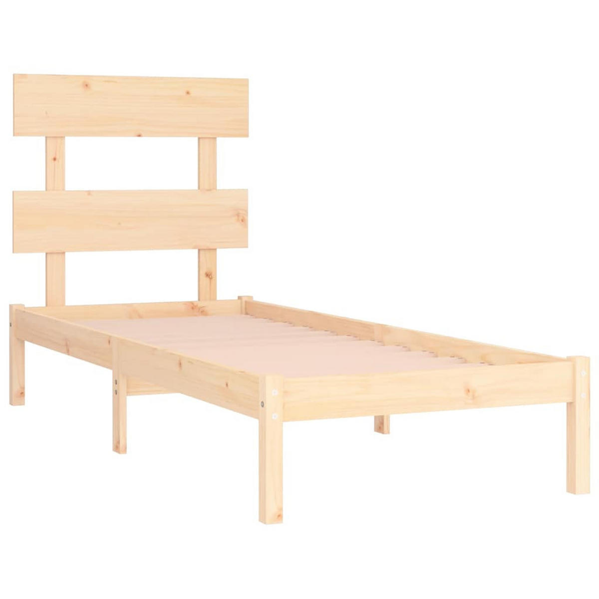 BETT Neeper 95.5/205.5 cm - Braun, Holz (90/200cm) - Nettlife