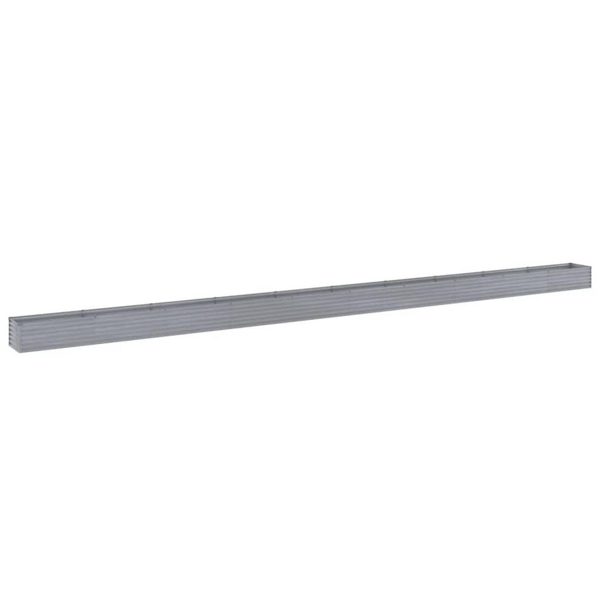 HOCHBEET aus Cortenstahl AKSEL | unten offen | 960x50x36cm - Braun, Metall (960/36/50cm) - DELUKE