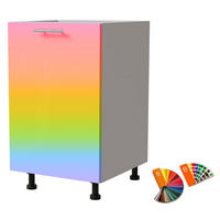 UNTERSCHRANK Brerra D1D/50 50 / 50 / 82 cm - Multicolor/Weiß, Holz/Holzwerkstoff (50/82/50cm) - Feldmann-Wohnen