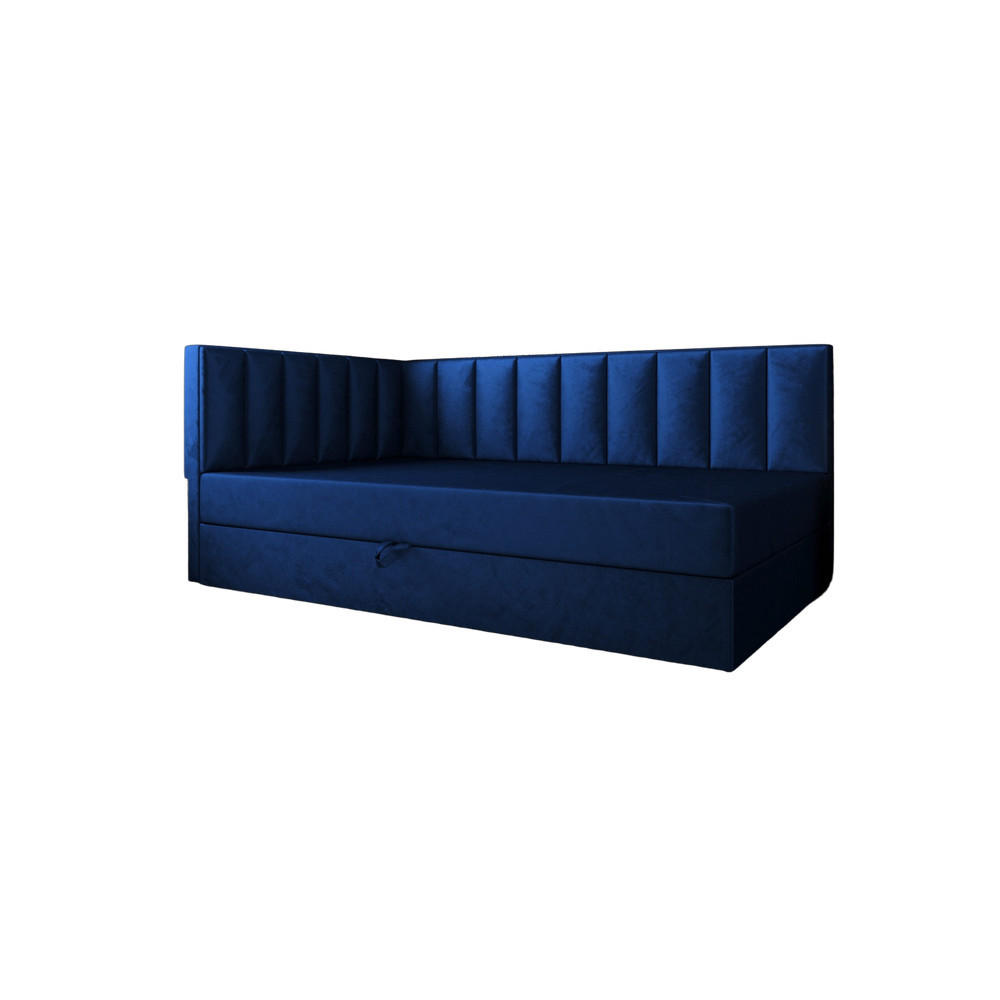 BOXBETT Adelle VII Dunkelblau 90x200 cm - Dunkelblau, Textil (90/200cm) - B&B Home