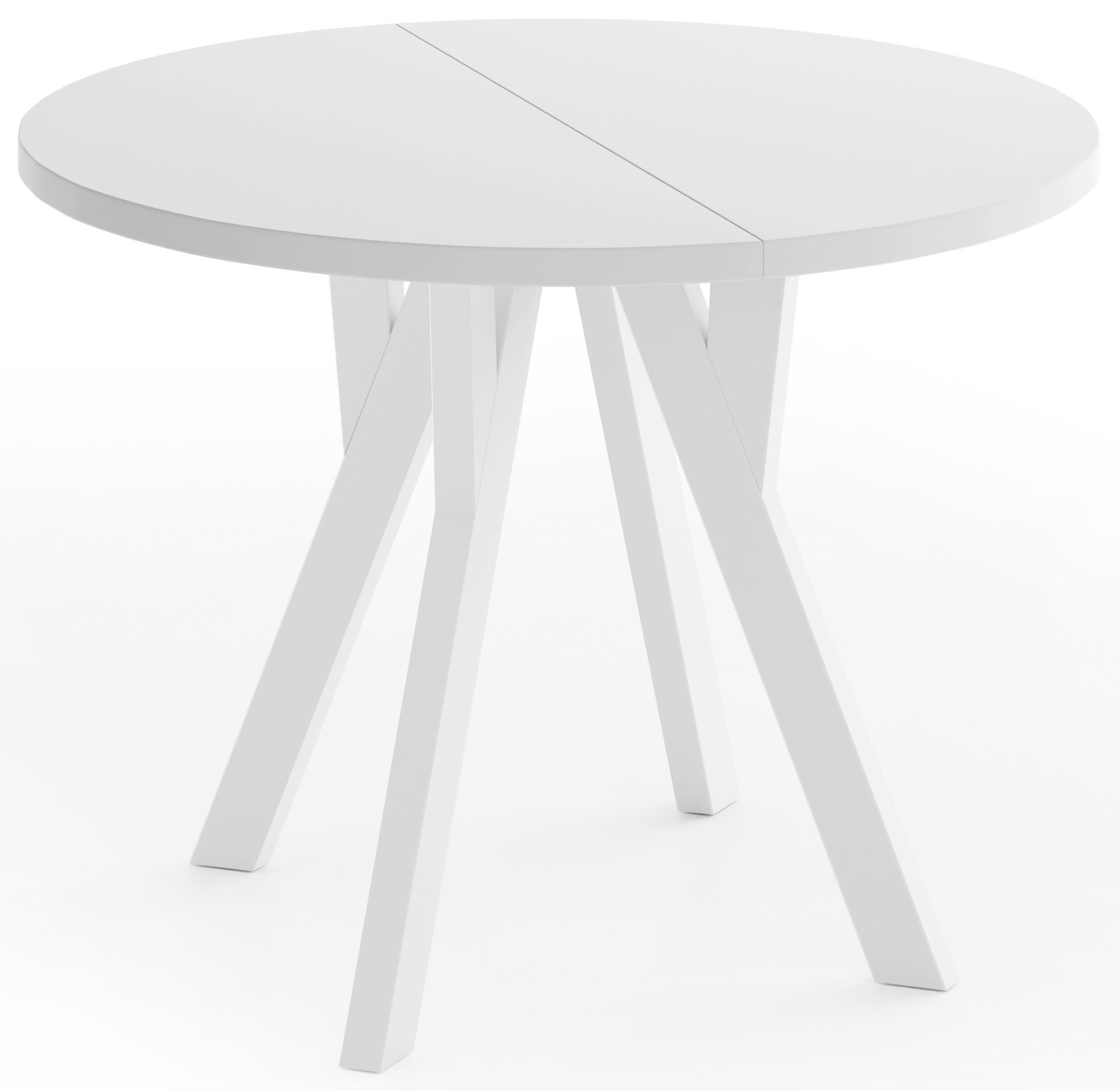 WFL Group Esstisch Weiß 130x76.5x80 cm