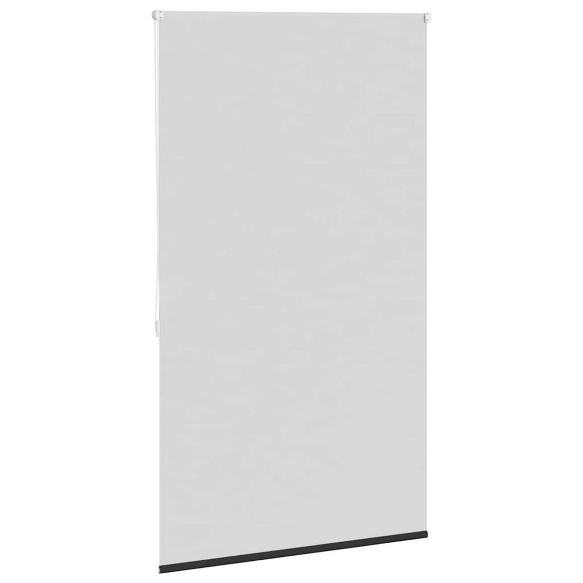 VERDUNKELUNGSROLLO 124,4/175 cm Stoffbreite 120 cm aus Polyester Schwarz - Schwarz, Textil (120/1/175cm) - vidaXL