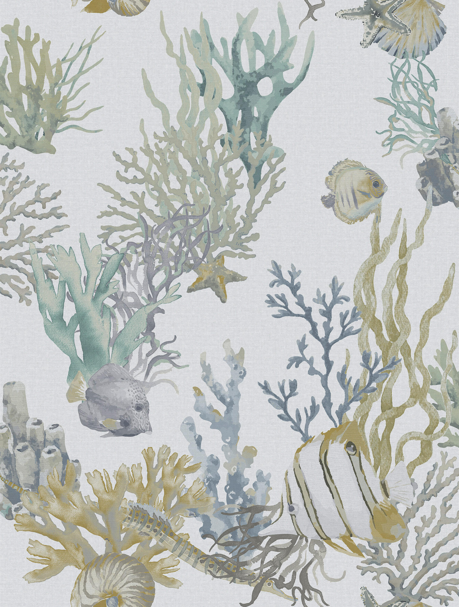 TAPETE Unterwasserwelt 53 cm x 10 m - Blau, Papier (53/1000cm) - Sanders & Sanders