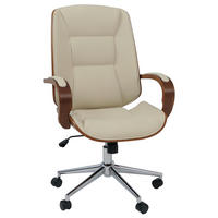 BÜROSTUHL Cremeweiß - Weiß, Textil (61/110/74cm) - Jamb